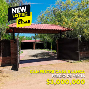 Casa campestre en venta en Campestre Casa Blanca